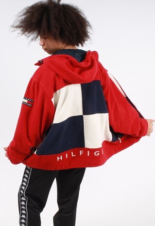 90S TOMMY HILFIGER FLEECE LINED JACKET