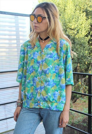 PRINTED BLOUSE VINTAGE