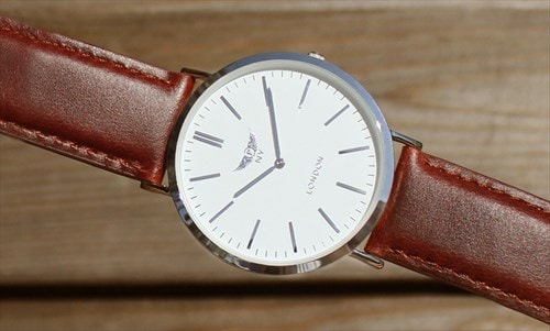 Super Slim Silver Watch 