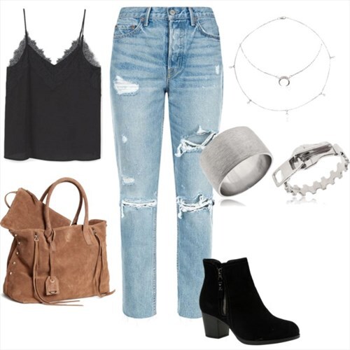 Street Style </ins> Layered necklace 