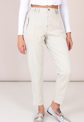 jeans asos marketplace waisted 90s beige mom