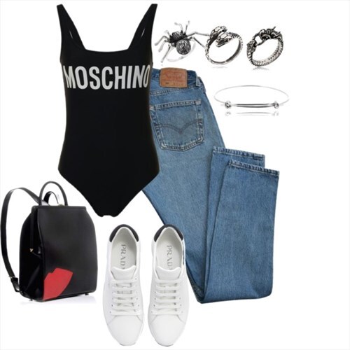 ฺBodysuit and Levis