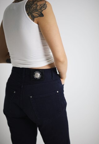 RARE VINTAGE VERSACE HIGH WAIST MOM JEANS
