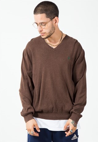 ON SALE VINTAGE 80S P. RALPH LAUREN KNITWEAR JUMPER / S0519