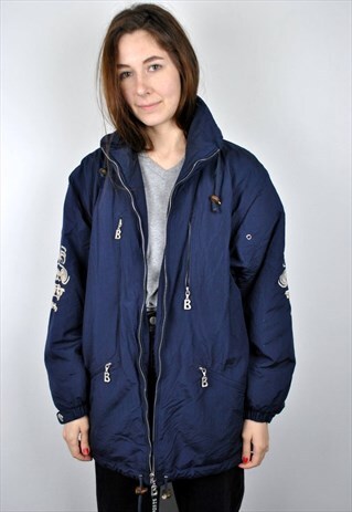 VINTAGE BOGNER AZTEC EMBROIDERY PARKA JACKET