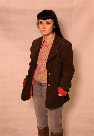 CORD BLAZER JACKET