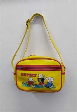 80s Vintage Rupert Daily Express Bag Yellow