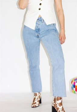 Slim Straight Fit 501 Pale Blue Levi Jeans