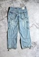 VINTAGE MENS Y2K AIRWALK BAGGY CARGO SKATE JEANS