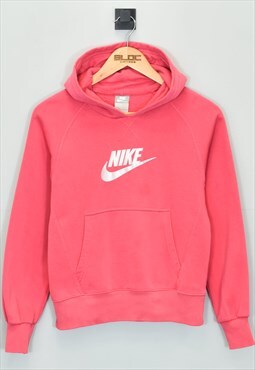 Vintage Women's Nike Hooded Sweatshirt Pink XXSmall