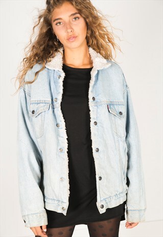VINTAGE 80S LEVIS WINTER SHEEPSKIN JACKET / R1200R041