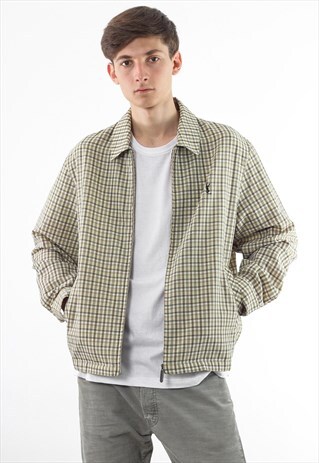 VINTAGE YVES SAINT LAURENT HARRINGTON 90S BEIGE