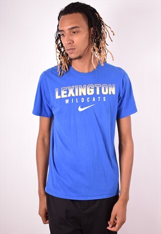 NIKE MENS VINTAGE LEXINGTON WILDCATS T-SHIRT TOP LARGE 90S