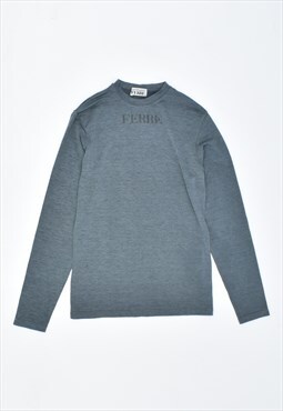 Custom Fit 90's Ferre Top Long Sleeve Grey