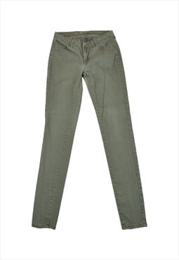 Vintage Levi's White Label Jeans Skinny Fit Khaki W25 L29