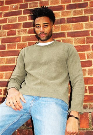 VINTAGE 90'S GREEN GAP SWEATSHIRT