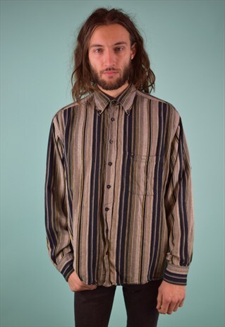 VINTAGE 90'S STRIPED SHIRT