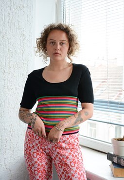 Vintage Authentic Striped Top