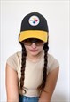 VINTAGE 00S STEELERS DAD CAP IN BLACK / YELLOW