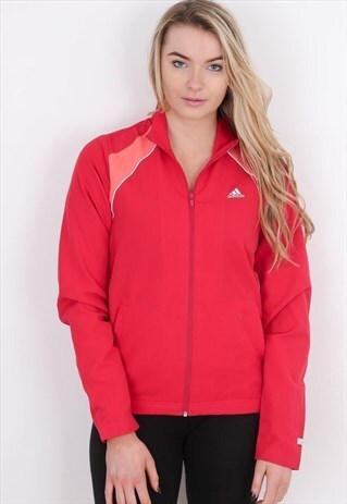 VINTAGE EMBROIDERED ADIDAS SHELL JACKET