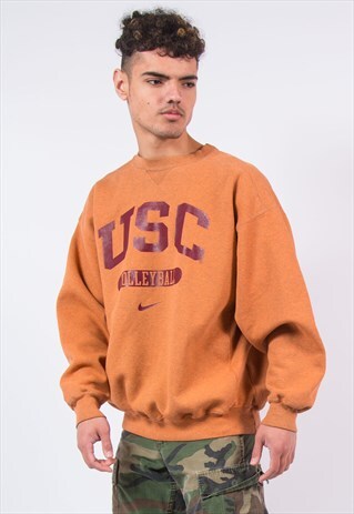 VINTAGE 90'S NIKE SWEATSHIRT USC VOLLEYBALL