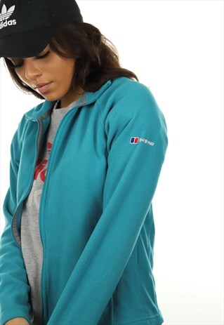 VINTAGE BERGHAUS ZIP UP FLEECE TOP