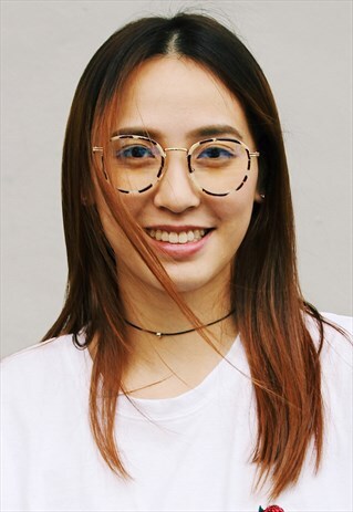 MARBLE FRAME ROUND GLASSES