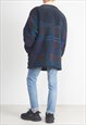 VINTAGE BLACK GREEN SHERPA COAT