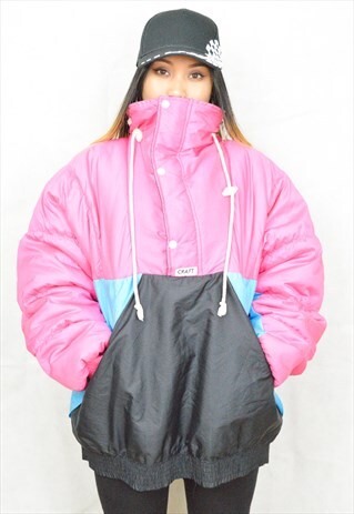 CRAZY SKI PUFFER JACKET/WINDBREAKER (1990'S)