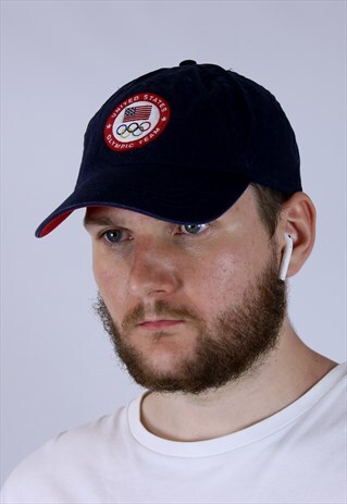 VINTAGE POLO RALPH LAUREN CAP ONE SIZE OLIMPIC