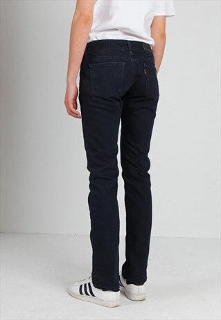 VINTAGE NAVY LEVI'S 571 FIT DENIM JEANS