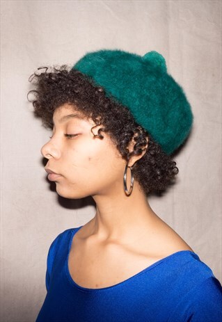 80S ACID MERMAID MOHAIR UNISEX BERET