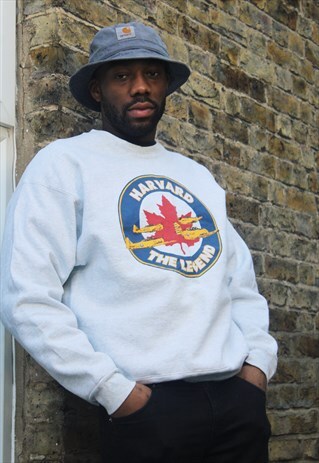 RETRO / 90'S / FRUIT OF THE LOOM / GREY SWEATSHIRT