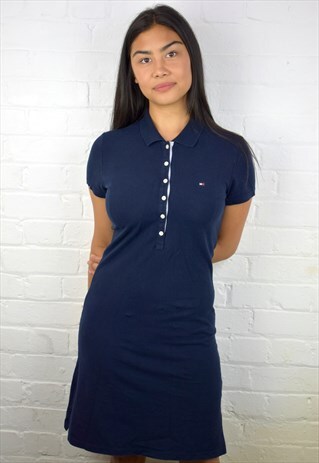 VINTAGE 90'S TOMMY HILFIGER POLO SHIRT DRESS