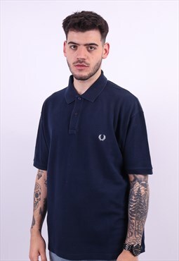 Vintage Fred Perry Polo Shirt in Navy