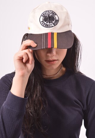 VINTAGE ADIDAS DEUTSCHER FUSSBALL BUND CAP MULTI