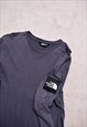 THE NORTH FACE GREY PATCH SLEEVE TOP 