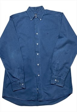 Hugo Boss Vintage Men's Navy Cotton Shirt