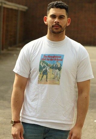 VINTAGE // 90'S // HIGH COLLARED // T-SHIRT