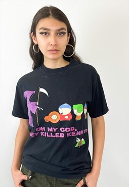Vintage 90s South Park They Killed Kenny OG merchandise tee 