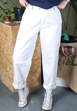 Vintage Dockers High-waisted Trousers in Cream