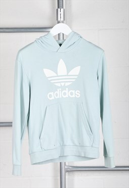 Vintage Adidas Hoodie in Blue Pullover Lounge Jumper XS
