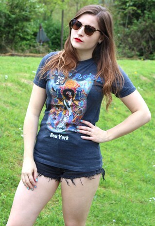 VINTAGE HARD ROCK CAFE T-SHIRT NEW YORK JIMI HENDRIX - SMALL
