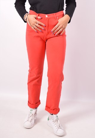 VINTAGE ARMANI JEANS STRAIGHT RED