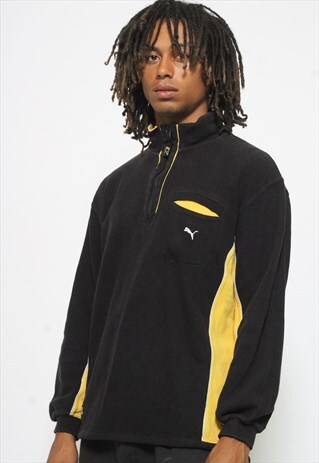 VINTAGE PUMA 1/4 ZIP SWEATSHIRT