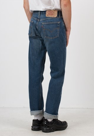 VINTAGE BLUE LEVI'S 501 FIT DENIM JEANS