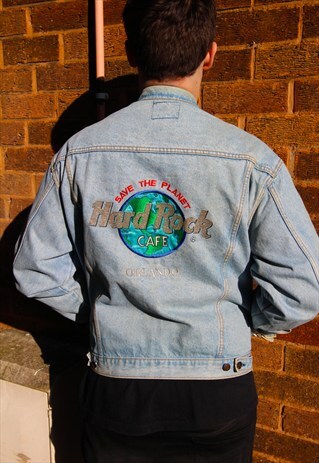 VINTAGE HARD ROCK CAFE DENIM JACKET