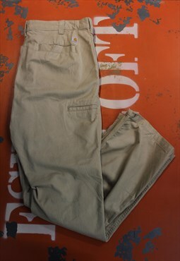 Vintage 90s Beige Carhartt Trousers/ Pants.