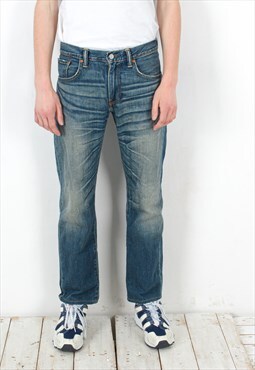 Vintage Mens 502 W31 W33 Regular Tapered Jeans Zip Fly Denim