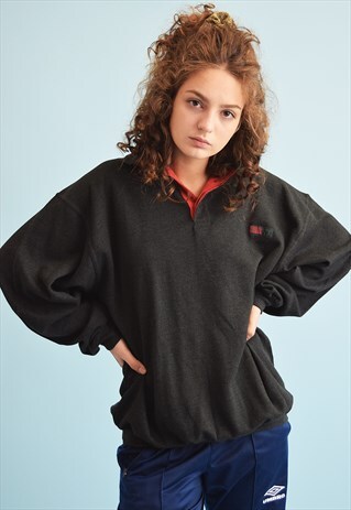 90'S RETRO KNIT OVERSIZED SLOUCHY DADS JUMPER